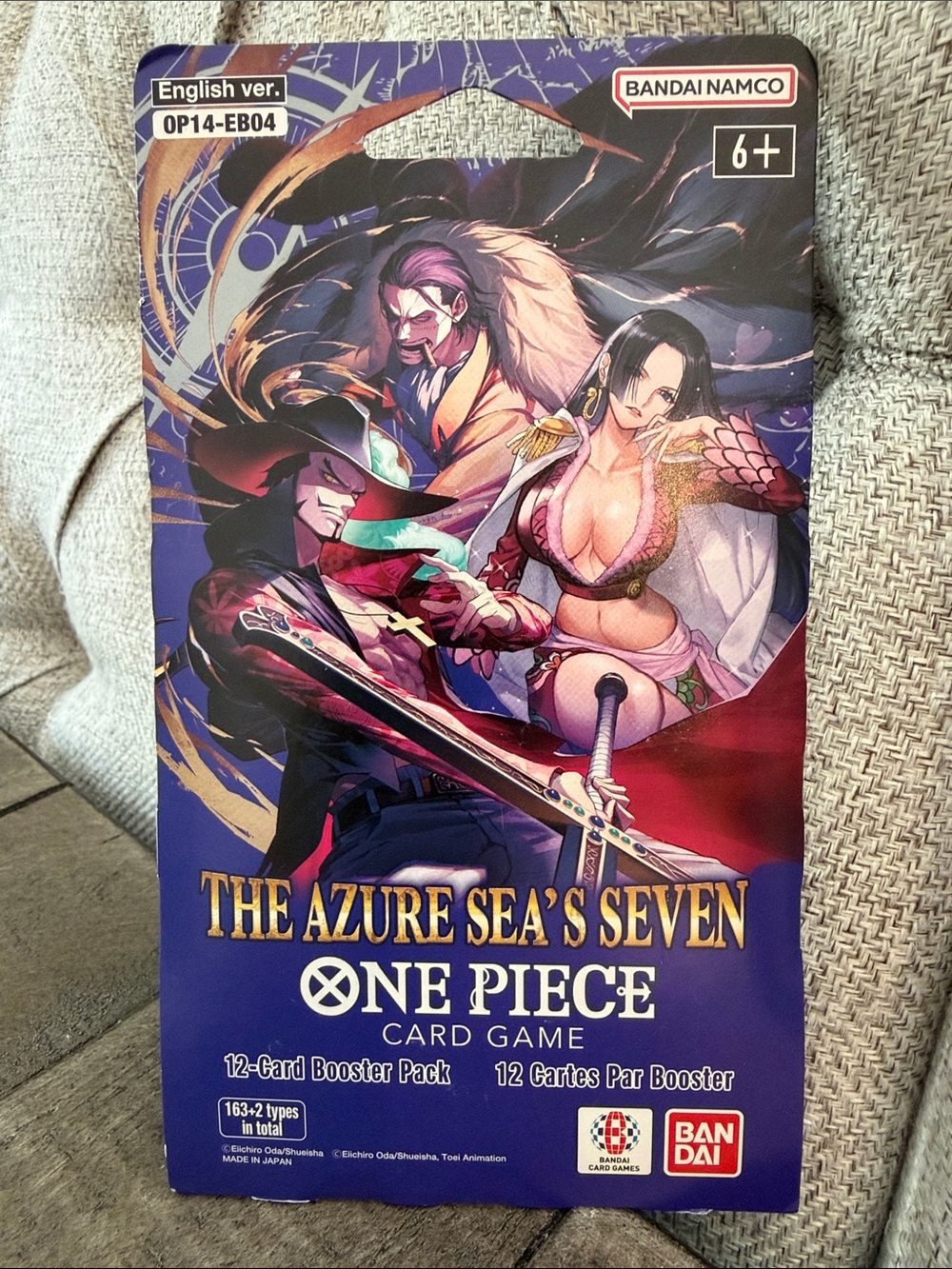 One Piece Game  The Azure Sea’s Seven OP14-EB04 Booster Sleeved 1 Pack